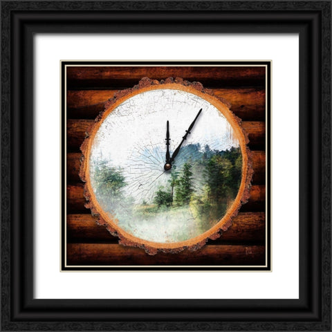 Mountain Time Black Ornate Wood Framed Art Print with Double Matting by Lavoie, Tina