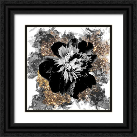 Black Tie Black Ornate Wood Framed Art Print with Double Matting by Lavoie, Tina