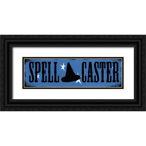 Spell Caster Black Ornate Wood Framed Art Print with Double Matting by Wade, Valarie