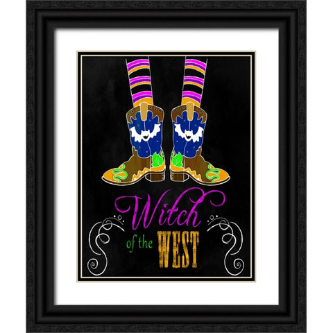Witch Of The West Black Ornate Wood Framed Art Print with Double Matting by Wade, Valarie