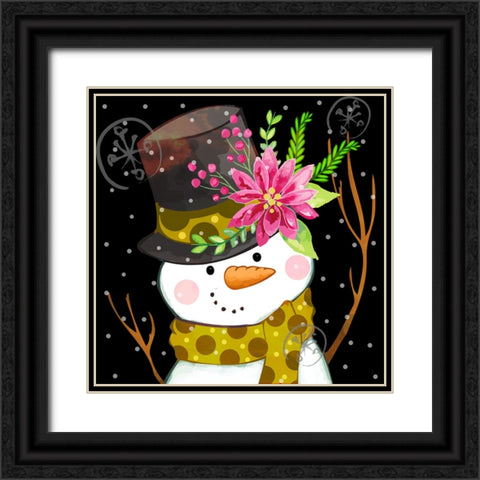 Fancy Hat Black Ornate Wood Framed Art Print with Double Matting by Wade, Valarie