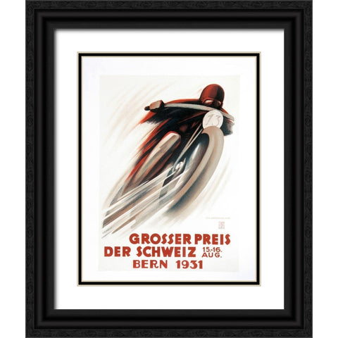 Grosser Preis Black Ornate Wood Framed Art Print with Double Matting by Vintage Apple Collection