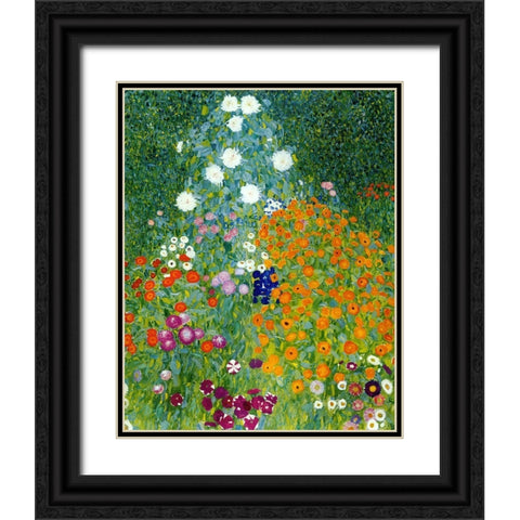 farm_garden_6000 Black Ornate Wood Framed Art Print with Double Matting by Vintage Apple Collection