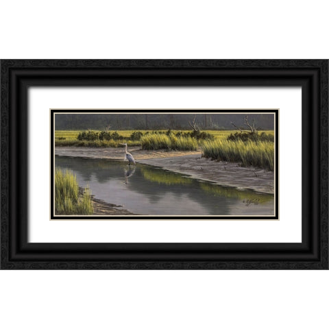 Tidal Gut Black Ornate Wood Framed Art Print with Double Matting by Goebel, Wilhelm