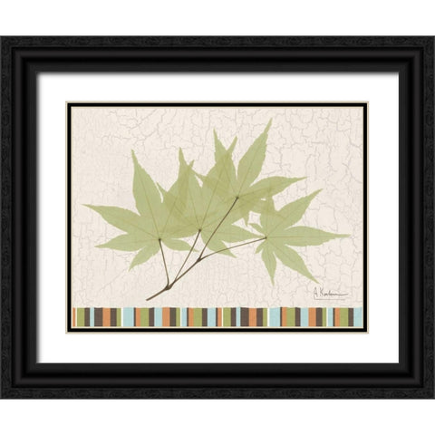 Trimmed Maple Black Ornate Wood Framed Art Print with Double Matting by Koetsier, Albert