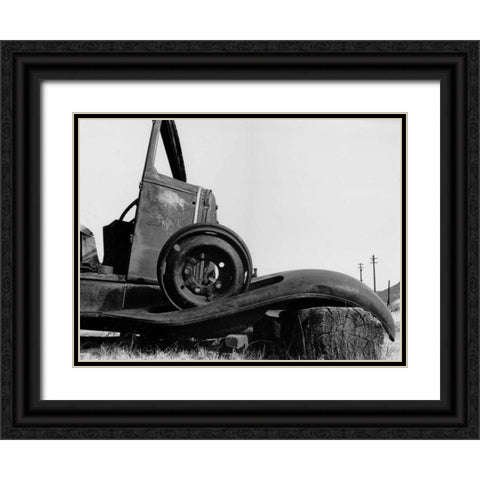 Bodi Truck Black Ornate Wood Framed Art Print with Double Matting by Koetsier, Albert