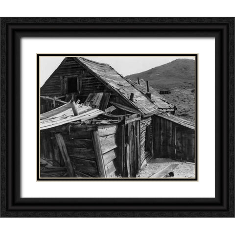 Dilapidated Bodi Black Ornate Wood Framed Art Print with Double Matting by Koetsier, Albert