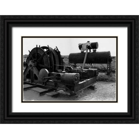 Bodi Mining 2 Black Ornate Wood Framed Art Print with Double Matting by Koetsier, Albert