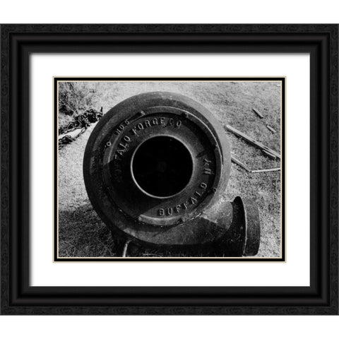 Buffalo Forge Black Ornate Wood Framed Art Print with Double Matting by Koetsier, Albert