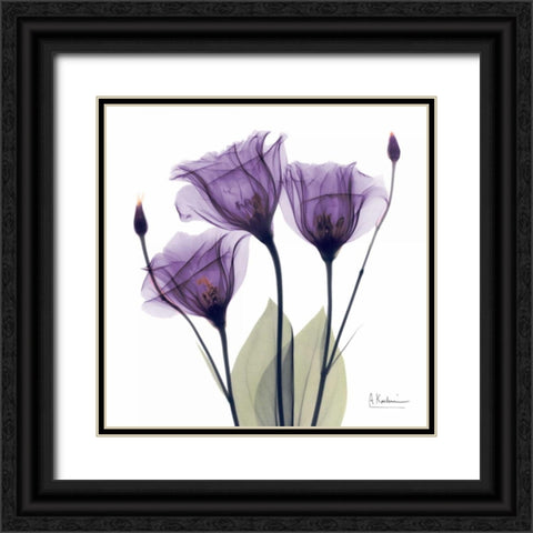 Gentian Hope Black Ornate Wood Framed Art Print with Double Matting by Koetsier, Albert