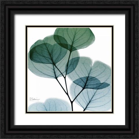 Dull Eucalyptus Mate Black Ornate Wood Framed Art Print with Double Matting by Koetsier, Albert