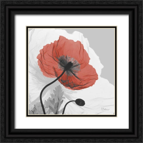 Poppy Prince Black Ornate Wood Framed Art Print with Double Matting by Koetsier, Albert