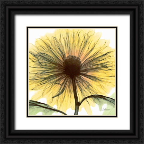 Dream in Yellow Black Ornate Wood Framed Art Print with Double Matting by Koetsier, Albert