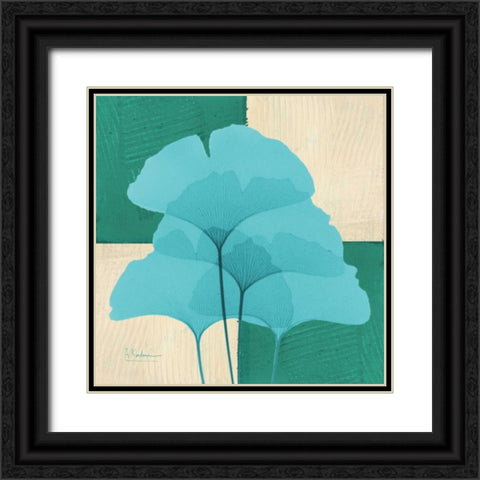 Gingko E162 Black Ornate Wood Framed Art Print with Double Matting by Koetsier, Albert