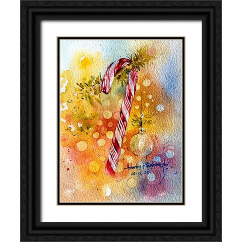 Sugar Candy Black Ornate Wood Framed Art Print with Double Matting by Rudraksi, Ashwini