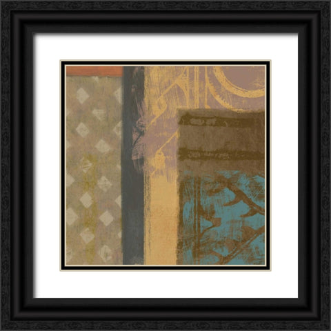 African Tribe 3 Black Ornate Wood Framed Art Print with Double Matting by Saunders, Alonzo