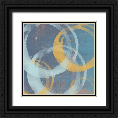 Adstract Tone Black Ornate Wood Framed Art Print with Double Matting by Saunders, Alonzo