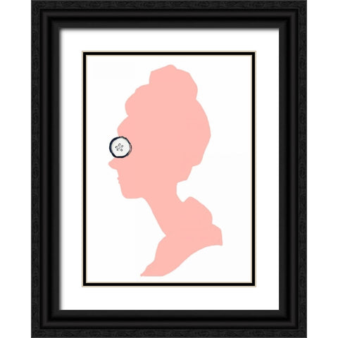 Spa Profile Black Ornate Wood Framed Art Print with Double Matting by Zyburt, Alicia