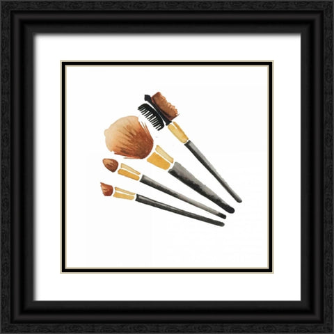 Make Me Gorgeous 4 Black Ornate Wood Framed Art Print with Double Matting by Zyburt, Alicia