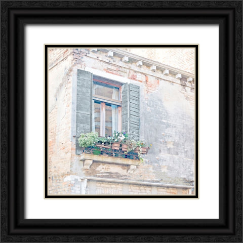 Window BoxWindow Box Black Ornate Wood Framed Art Print with Double Matting by Bailey, Ann