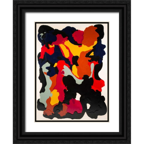 Hidden Figuires Black Ornate Wood Framed Art Print with Double Matting by Bilotta, Barbara
