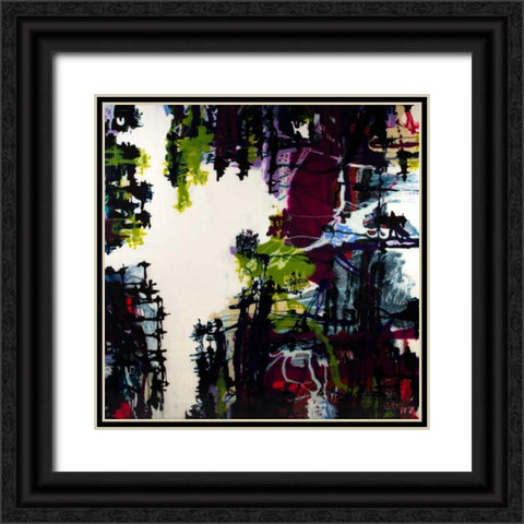Light In The Shadows Black Ornate Wood Framed Art Print with Double Matting by Bilotta, Barbara