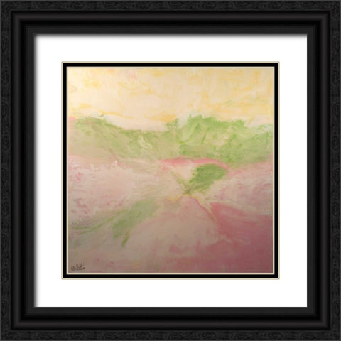 Gleaming Plains Black Ornate Wood Framed Art Print with Double Matting by Bilotta, Barbara