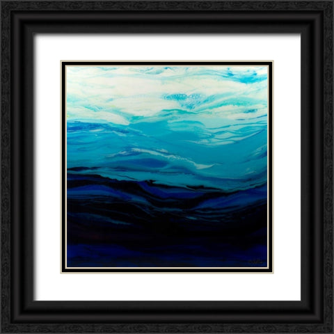 Mythical Sea Black Ornate Wood Framed Art Print with Double Matting by Bilotta, Barbara