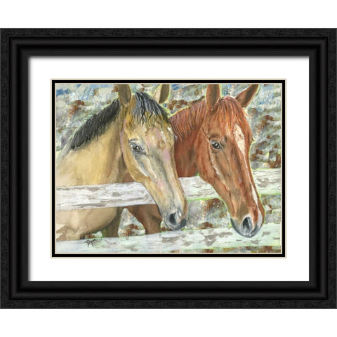 Phoenix and Sadona 600 Black Ornate Wood Framed Art Print with Double Matting by Dyer, Beverly