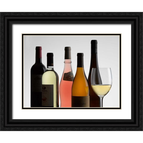 Bottle Neck 2 Black Ornate Wood Framed Art Print with Double Matting by Seidman, Barry