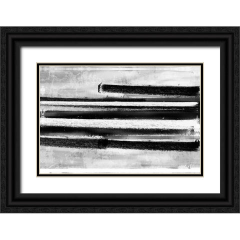 Black Cynthia Black Ornate Wood Framed Art Print with Double Matting by Alvarez, Cynthia