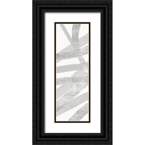 Opposites Attract 1 Black Ornate Wood Framed Art Print with Double Matting by Brown, Denise