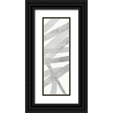 Opposites Attract 2 Black Ornate Wood Framed Art Print with Double Matting by Brown, Denise