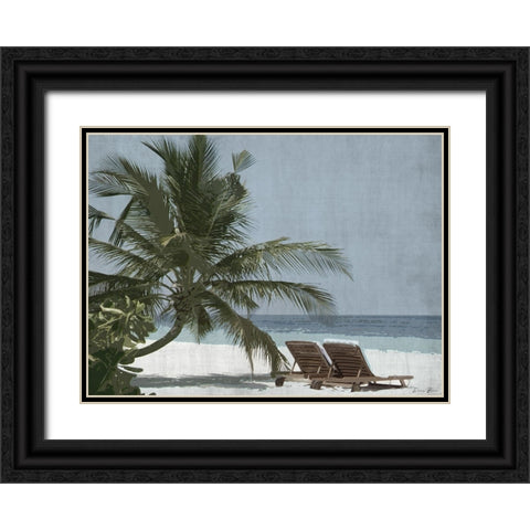 Our Spot Black Ornate Wood Framed Art Print with Double Matting by Brown, Denise