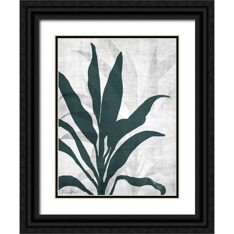 Urban Greenery 1 Black Ornate Wood Framed Art Print with Double Matting by Brown, Denise