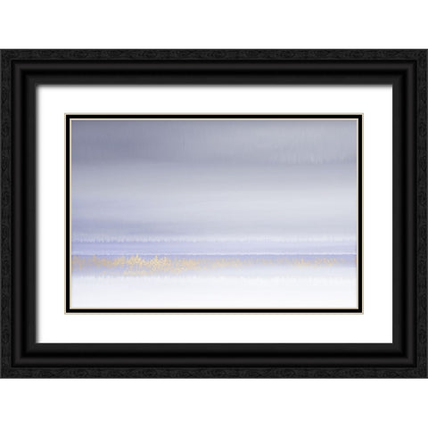 Lilac Horizon Black Ornate Wood Framed Art Print with Double Matting by Brown, Denise