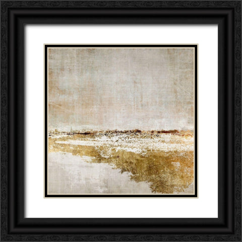 Fuliflled Black Ornate Wood Framed Art Print with Double Matting by Brown, Denise