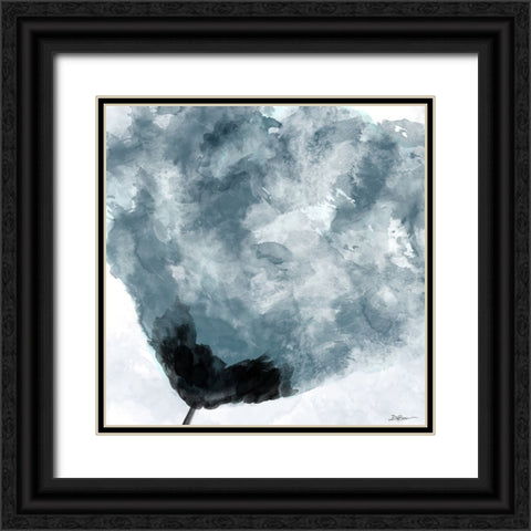 Watercolor Tulip 2 Black Ornate Wood Framed Art Print with Double Matting by Brown, Denise