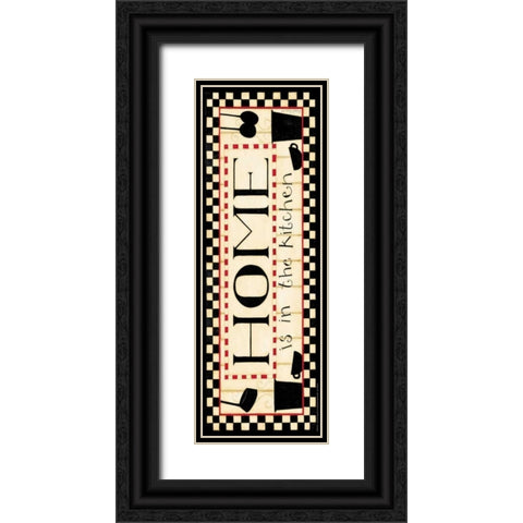 Home Black Ornate Wood Framed Art Print with Double Matting by DiPaolo, Dan