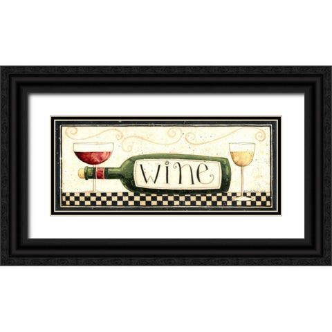 Wine Black Ornate Wood Framed Art Print with Double Matting by DiPaolo, Dan