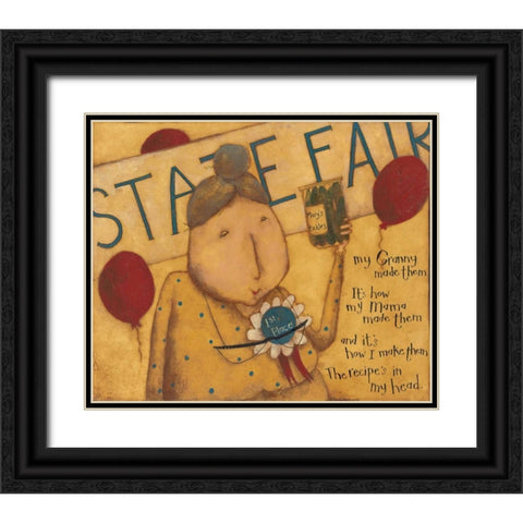 State Fair Black Ornate Wood Framed Art Print with Double Matting by DiPaolo, Dan