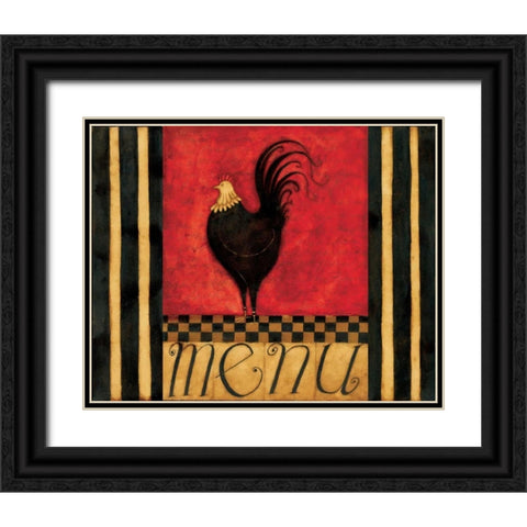 Food Black Ornate Wood Framed Art Print with Double Matting by DiPaolo, Dan