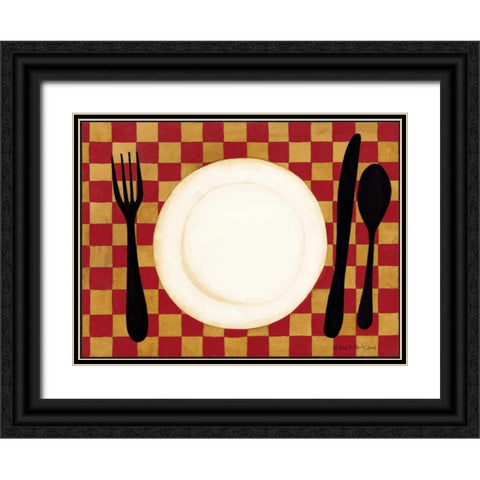 Plated Black Ornate Wood Framed Art Print with Double Matting by DiPaolo, Dan