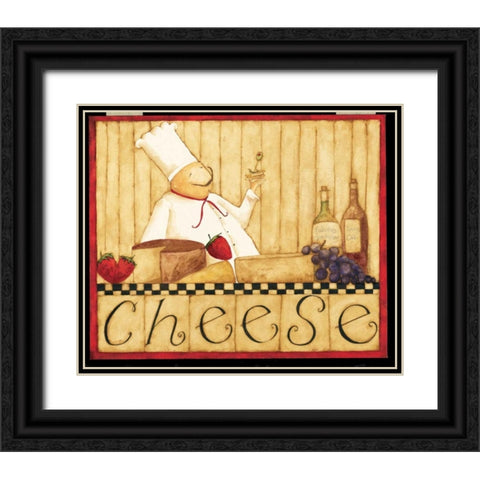 Cheese Black Ornate Wood Framed Art Print with Double Matting by DiPaolo, Dan