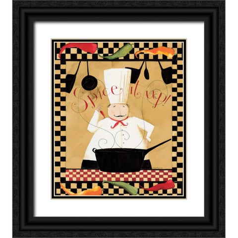 Spice It Up Black Ornate Wood Framed Art Print with Double Matting by DiPaolo, Dan