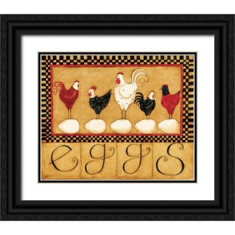 Lost Of Eggs Black Ornate Wood Framed Art Print with Double Matting by DiPaolo, Dan