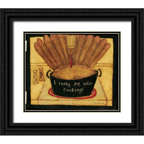 Feast Black Ornate Wood Framed Art Print with Double Matting by DiPaolo, Dan