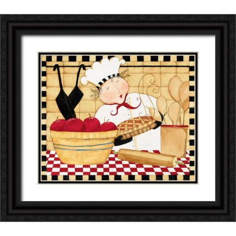 Loving It Black Ornate Wood Framed Art Print with Double Matting by DiPaolo, Dan