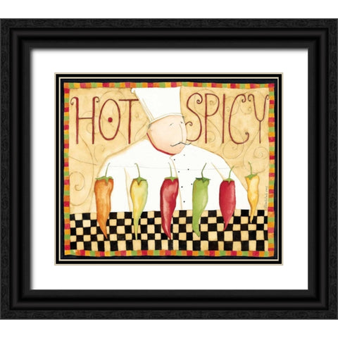 Hot Spice Black Ornate Wood Framed Art Print with Double Matting by DiPaolo, Dan