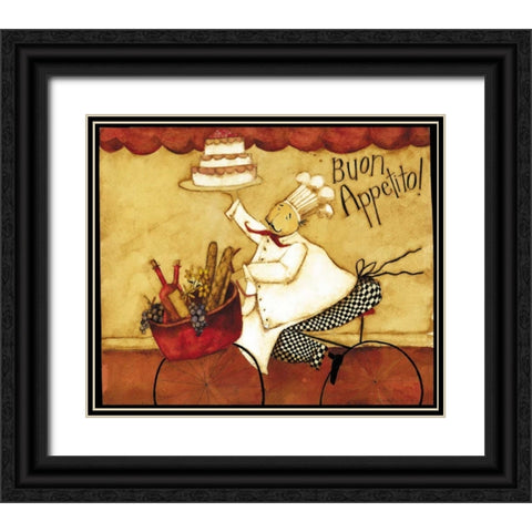 Eat Up Black Ornate Wood Framed Art Print with Double Matting by DiPaolo, Dan